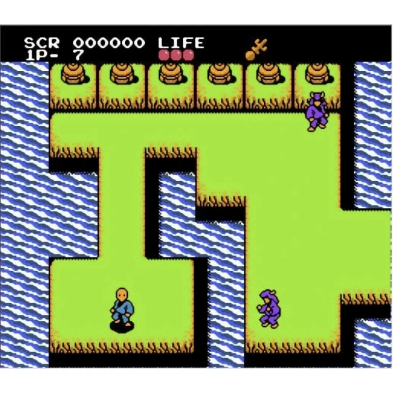 Temple Labyrinth Dababa ( FDS Emulated ) English Game Cartridge for FC / NES Consoles