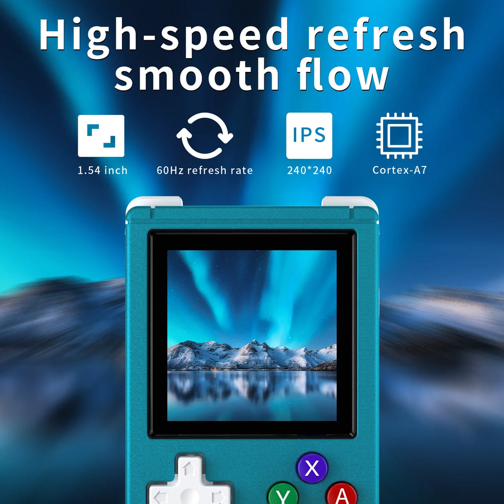 ANBERNIC G Nano Handheld Game Console Portable Retro Video Games Consoles Hand Held Aluminum Alloy CNC Music Player 1.54Inch IPS
