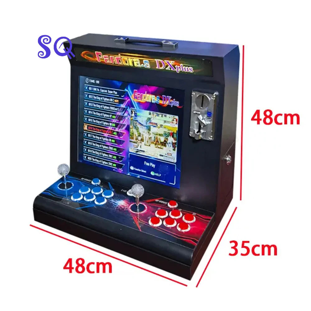 Pandora DX Plus 20008 in 1 PCB Bar top  Retro Arcade 17 Inch HDMI VGA Coin Acceptor