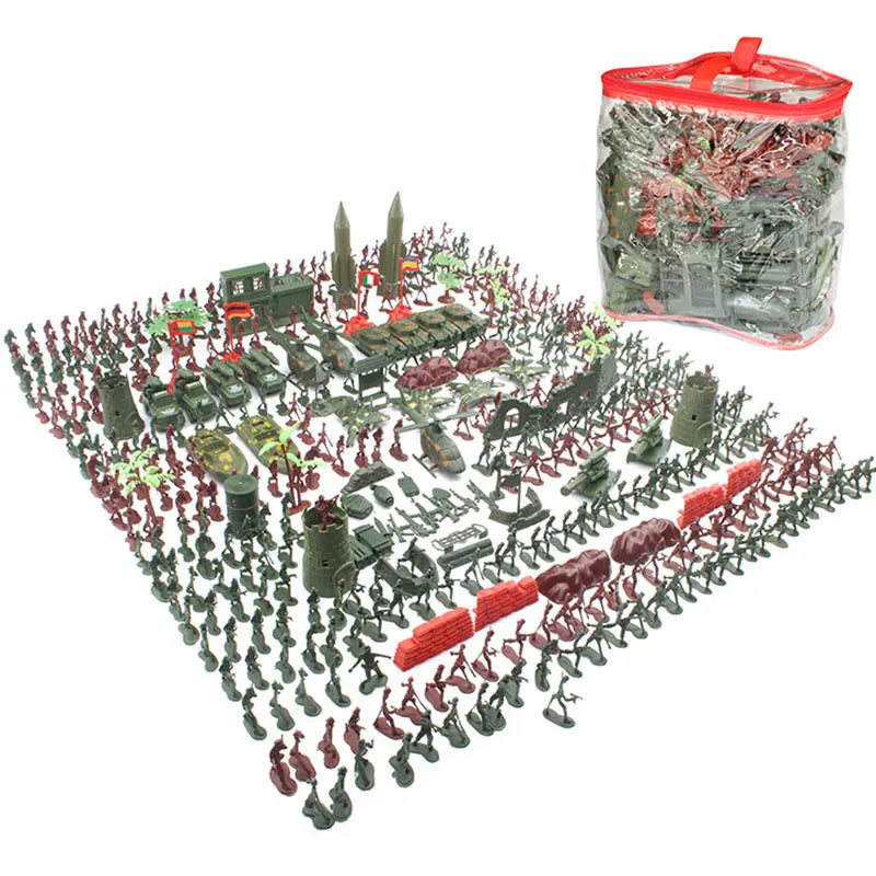 World War Ii Military Toy Soldier Model 519 Pieces 4Cm Specially Prepared For Children Of Military Hobby Children Gift Packages