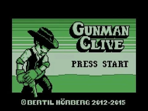 Gun man Clive GB Game Cartridge