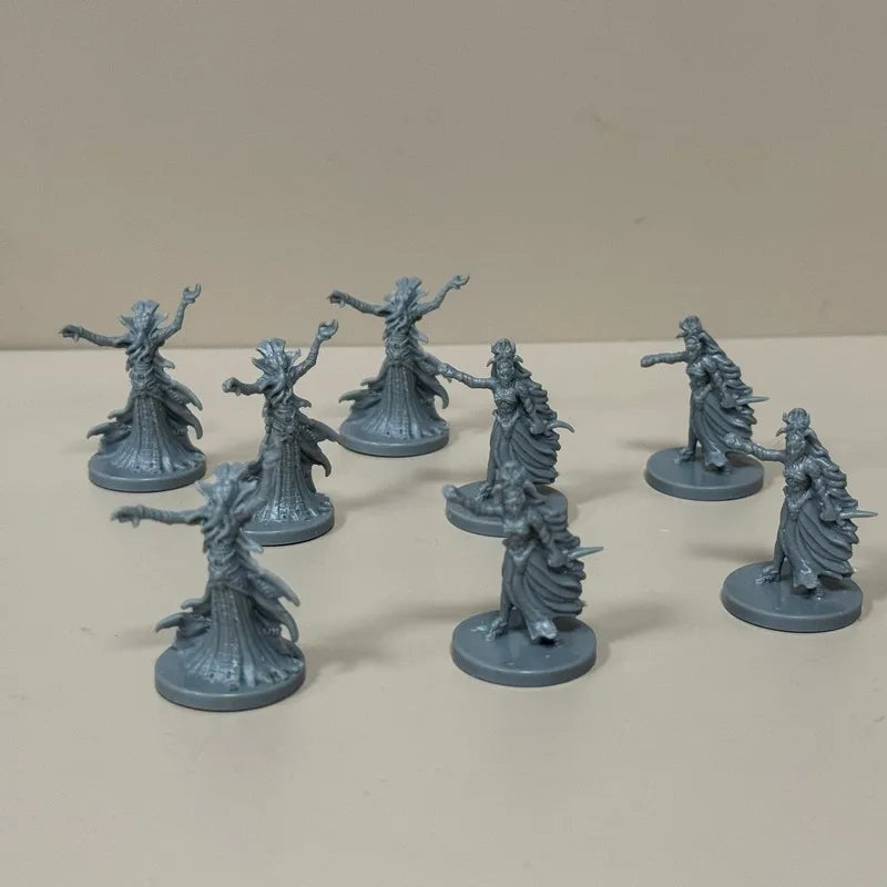 Lot Cave Bear Red Dragon Devil Rogue Cleric Elf Paladin  Monsters Character Board Game Minis