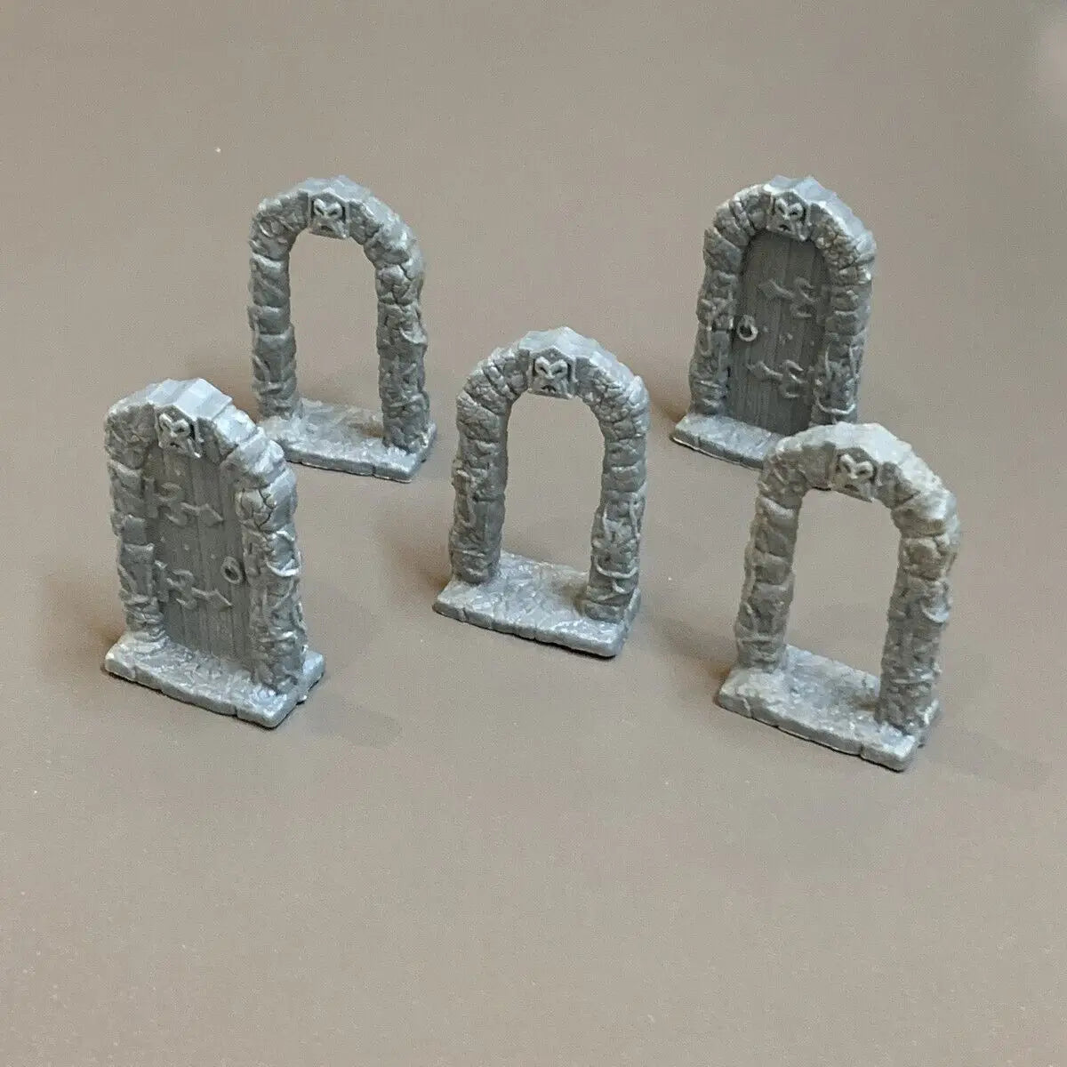 Set Door Bookshelf Fireplace Furniture Miniatures Board Game Minis  Table Top Replacement