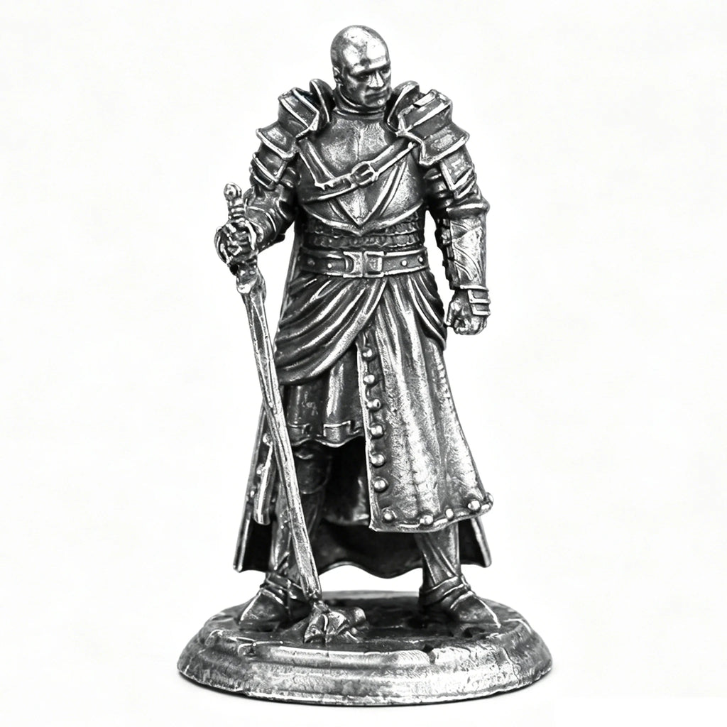 White copper  -  table game pieces, can be painted and used in RPG, and Fantasy games