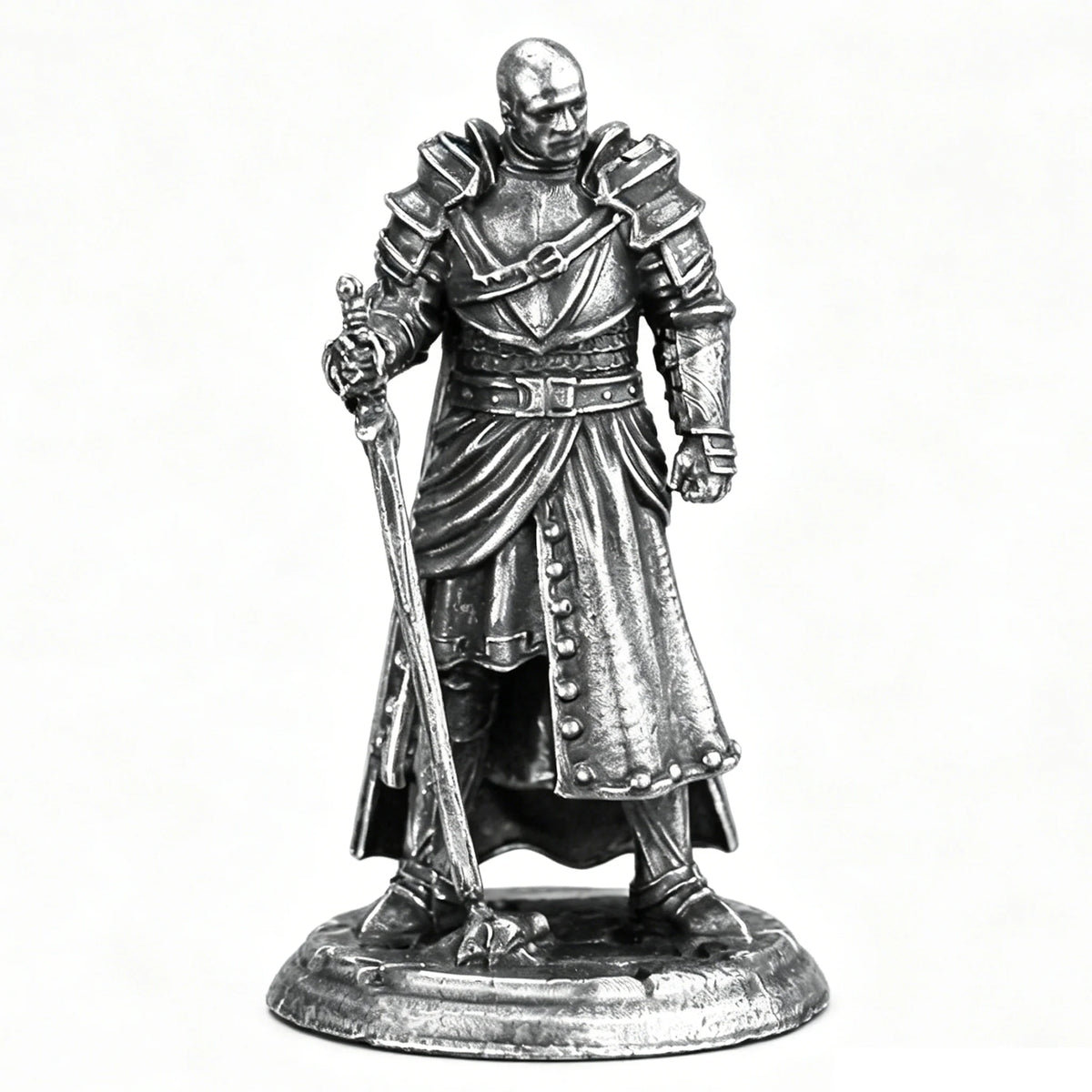 White copper  -  table game pieces, can be painted and used in RPG, and Fantasy games