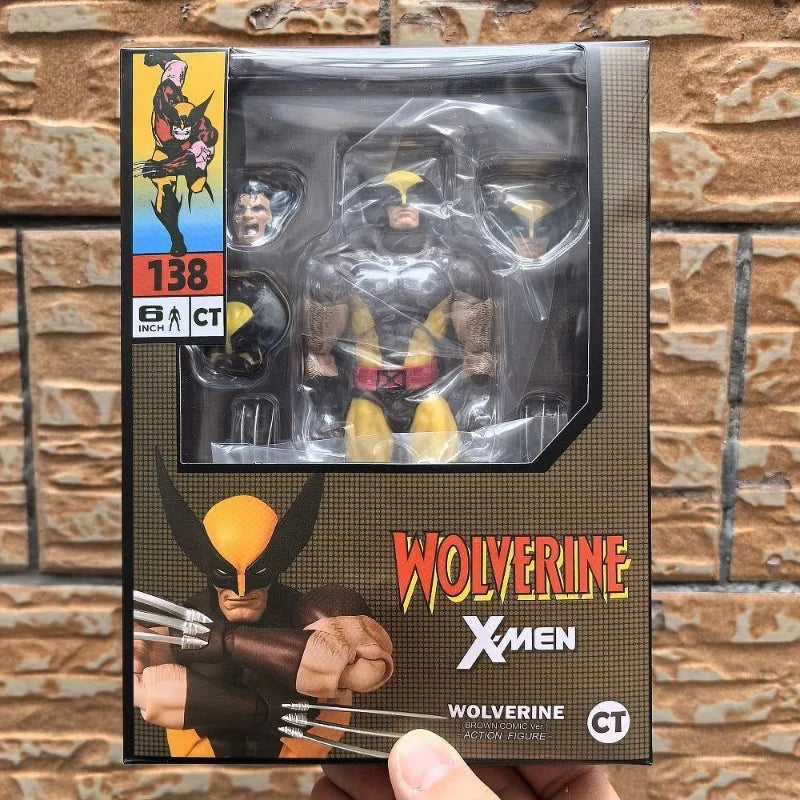 CT Toys X-Men Gambit Action Figure 17cm Movable PVC Collection COMIC Ver. Mafex 131 X Men Remy Etienne LeBeau Figurine Model Toy