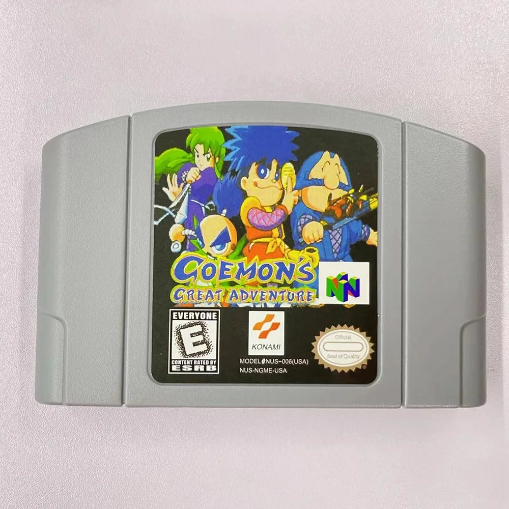 N64 American Version Game Cartridges, Various Game Cards, Choose Your Favorite Game