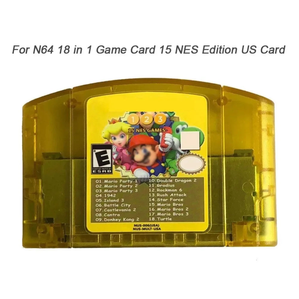 N64 American Version Game Cartridges, Various Game Cards, Choose Your Favorite Game
