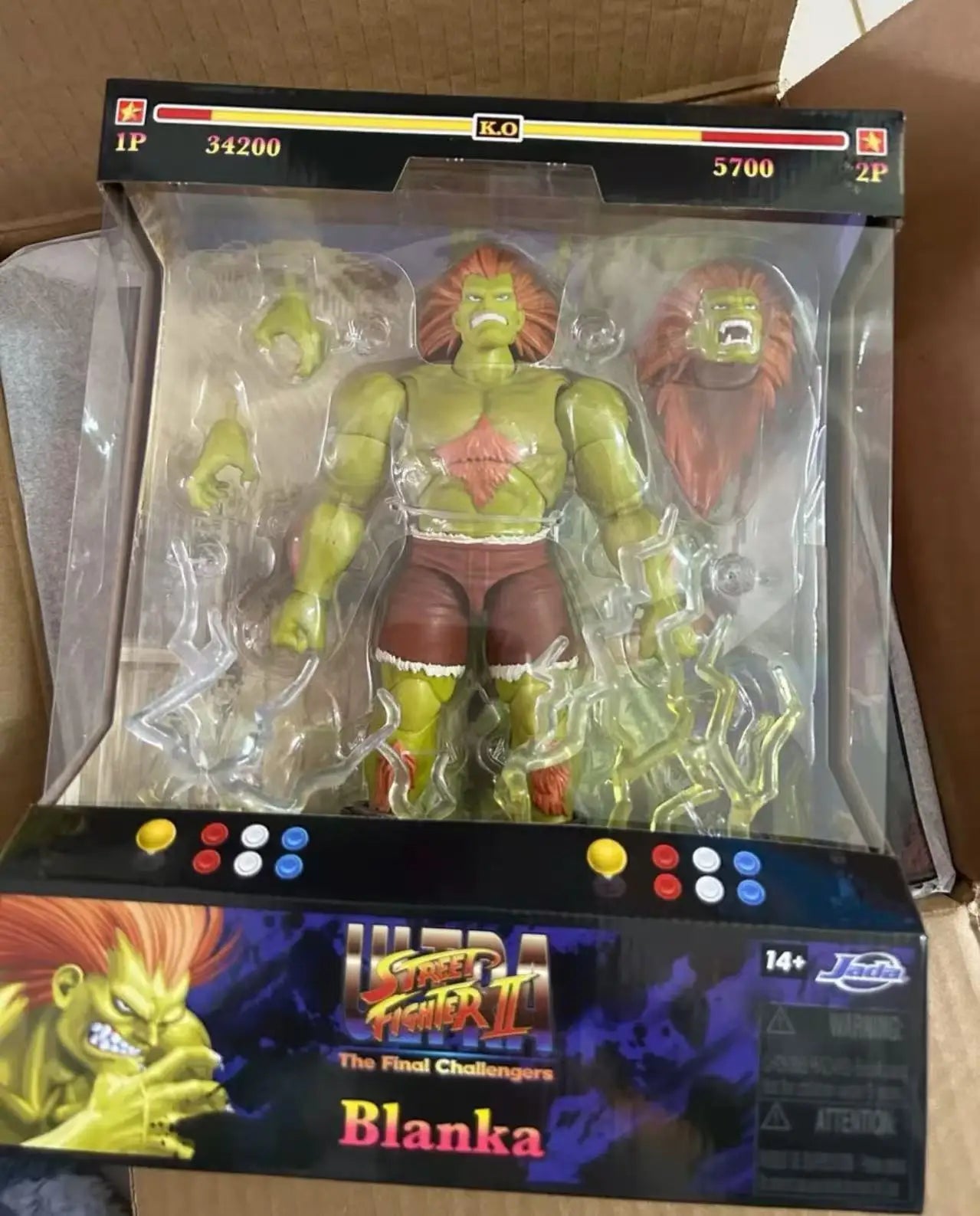 Jada Toys Street Fighter II Akuma 6 Inch Action Figure Collectible Toy Gift Official Licensed Fighting Game Character PVC