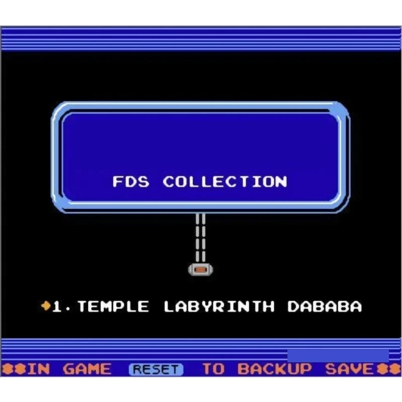 Temple Labyrinth Dababa ( FDS Emulated ) English Game Cartridge for FC / NES Consoles