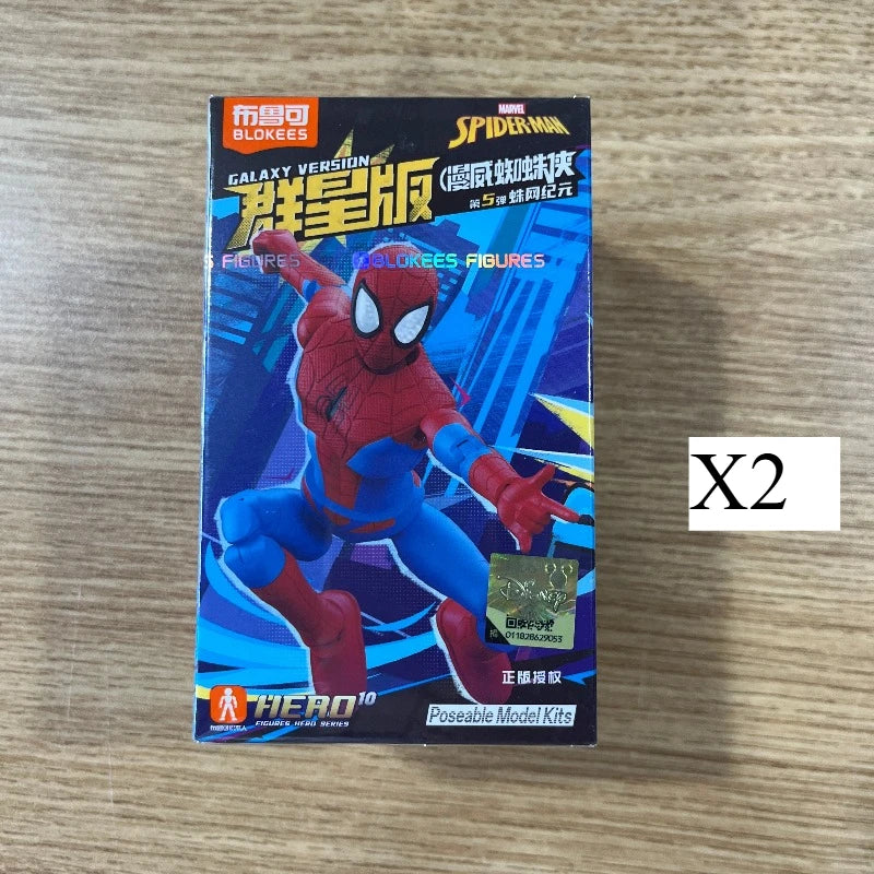 Blokees Superhero Spider-Man building blocks The Avengers GV05|06 Mile Gwen Ghost Spider Spider-Pig Venom Collect Gifts In stock