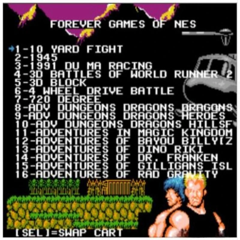 FC Game Cartridge 852 in 1 (405+447) for FC Consoles