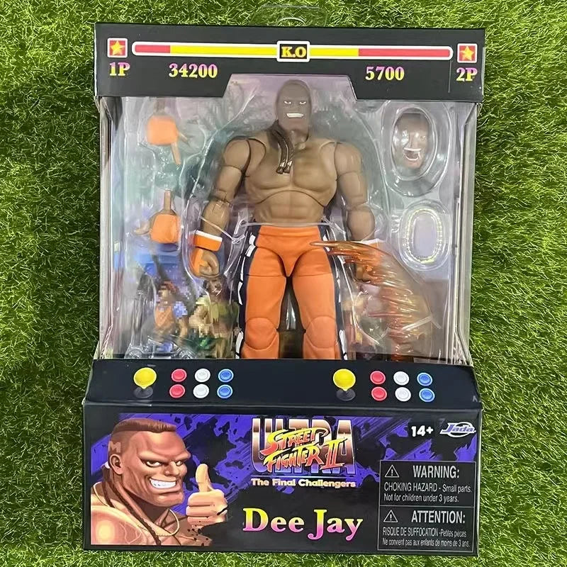 Jada Toys Ultra Street Fighter II Akuma Baison honda Violent Ken RYU Guile 6" Inch Action Figure Collectible Toy Gift In Stock