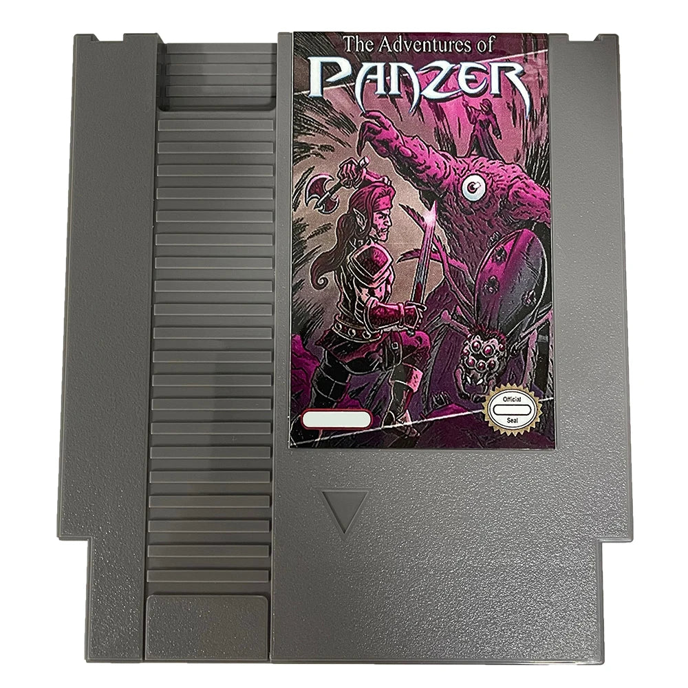 The Adventures of Panzer - NESMaker Games - A Brand NEW NES Game Cartridge 8 Bit 72Pins Video Game Cart For Original NES Console