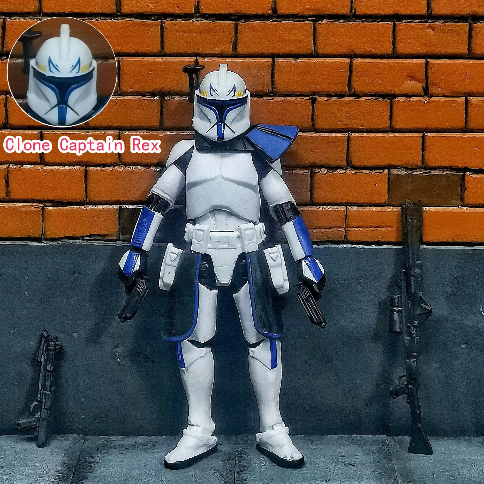 Star Wars 3.75 Inch Trooper 1/18 501st 187th Legion  Shock Action Figure REX ARF P1 P2 clone Toys Model Loose