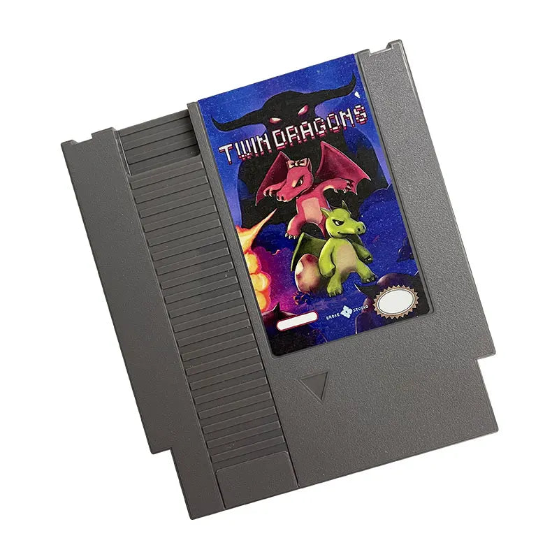 Twin Dragons NES Super Games Cart 72 Pin 8 bit Game Cartridge - LIMITED EDITION (Mapper 30)