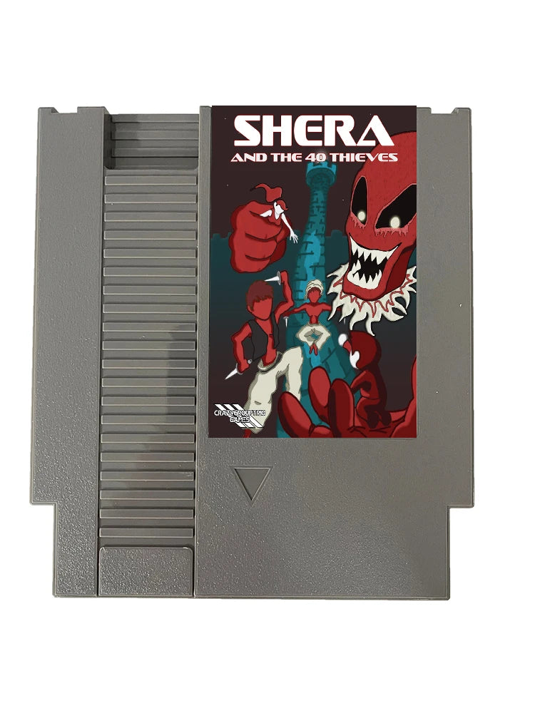 Shera and The 40 Thieves NESMaker Games - A Brand NEW NES Game Cartridge 8 Bit 72Pin Video Game Cart For Original NES Console