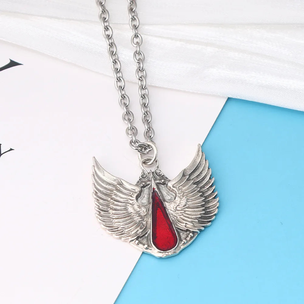 Game Warhammer 40K Peripheral Pendant Necklace Hip-Hop Punk Men Sweater Chain Fashionable Jewelry Accessories Gift For Friends