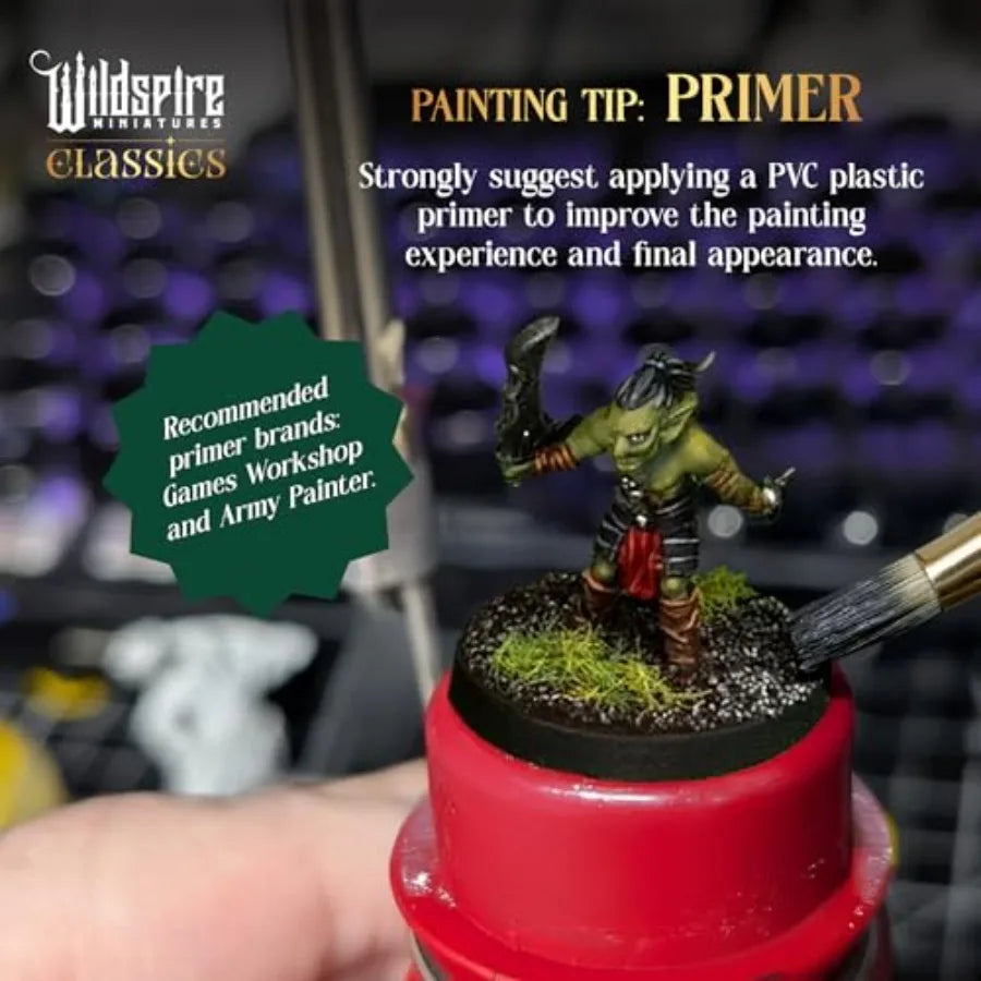 Classic Encounters - Expansion Set I - 60 Iconic DND Miniatures Bulk Monsters, Unpainted Tabletop RPG DND Minis,