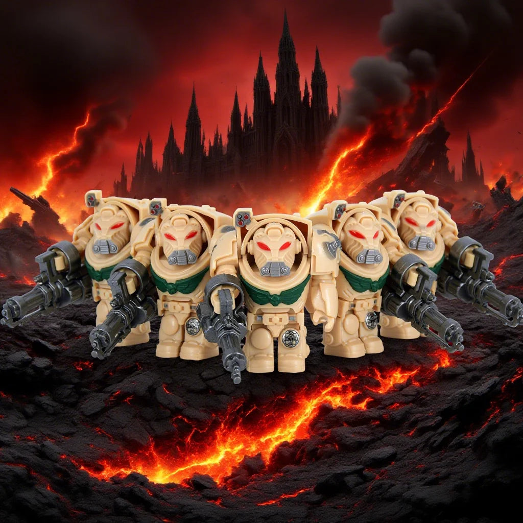 DY NEW 5pcs Knights War Angels Ultramarines Templars War Soldiers hammers Action Figures Building Blocks DIY Toys
