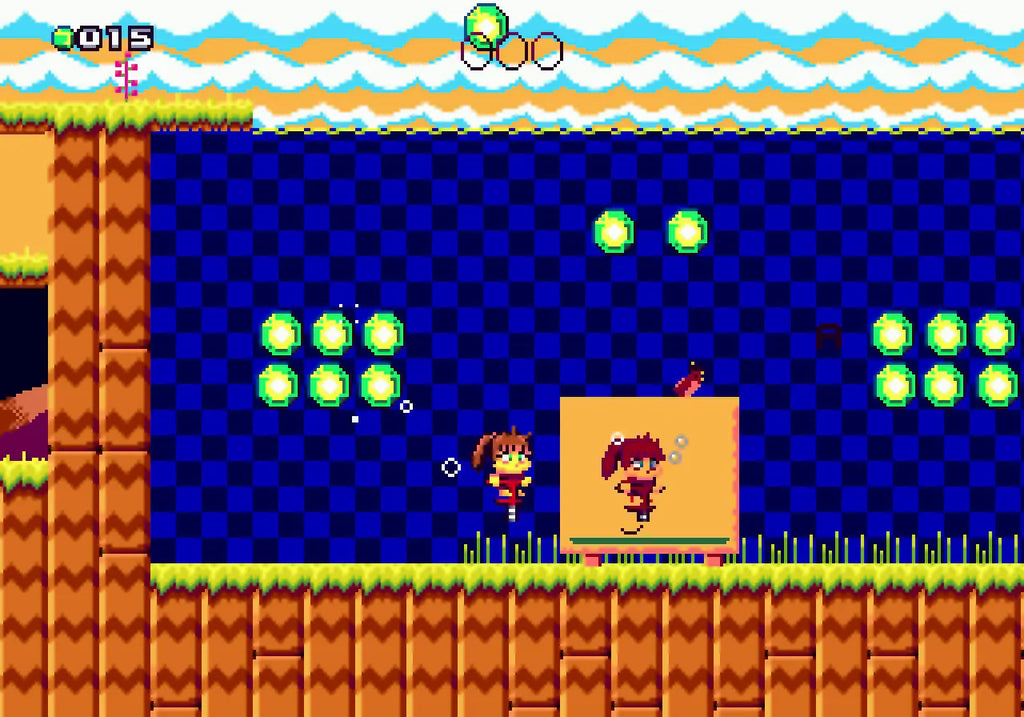 Go! Go! Pogo Girl /Genesis/MD 16 Bit Game