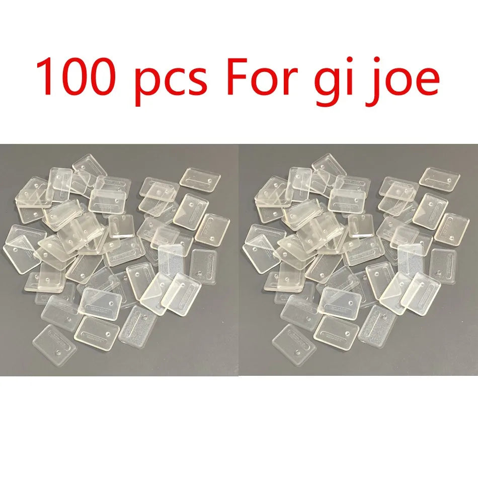 Lot 10-100PCS Black & Transparent Stand Base For 3.75inch G.I. JOE Gi Joe Cobra Action Force Soldier Figures Display Accessory