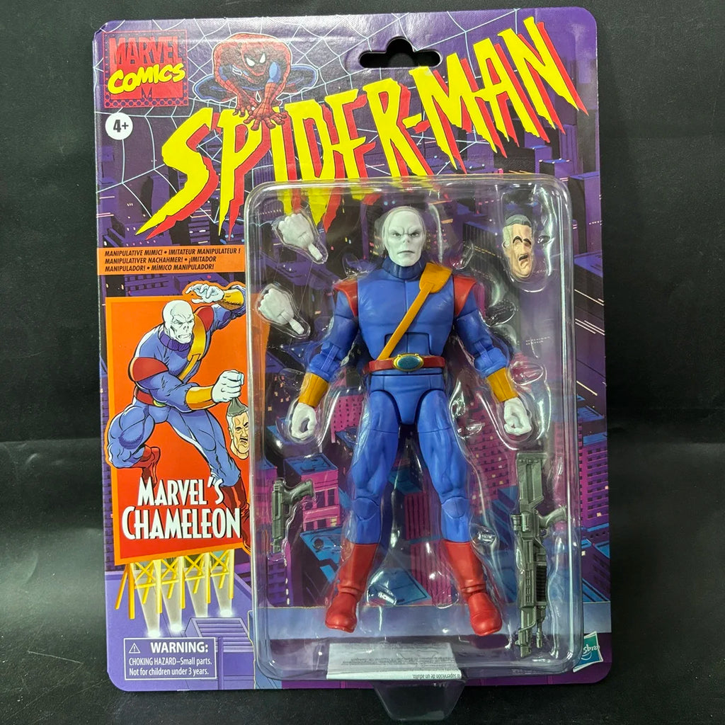Original Marvel Legends 6" Spider-Man Retro Wave Scarlet Spider Chameleon Agent Venom Spider Shot Action Figure Model Toy Gift