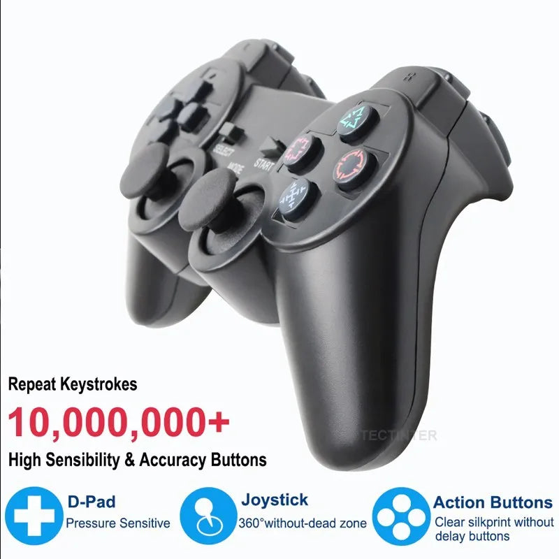 Wireless Vibrating Gamepad for Sony ps2 Gaming Controller for Playstation 2 Joystick for PC  Joypad USB Game Controle