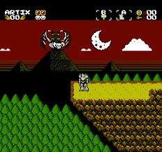 FC Dungeons And Doomknights 8 Bit Game Card