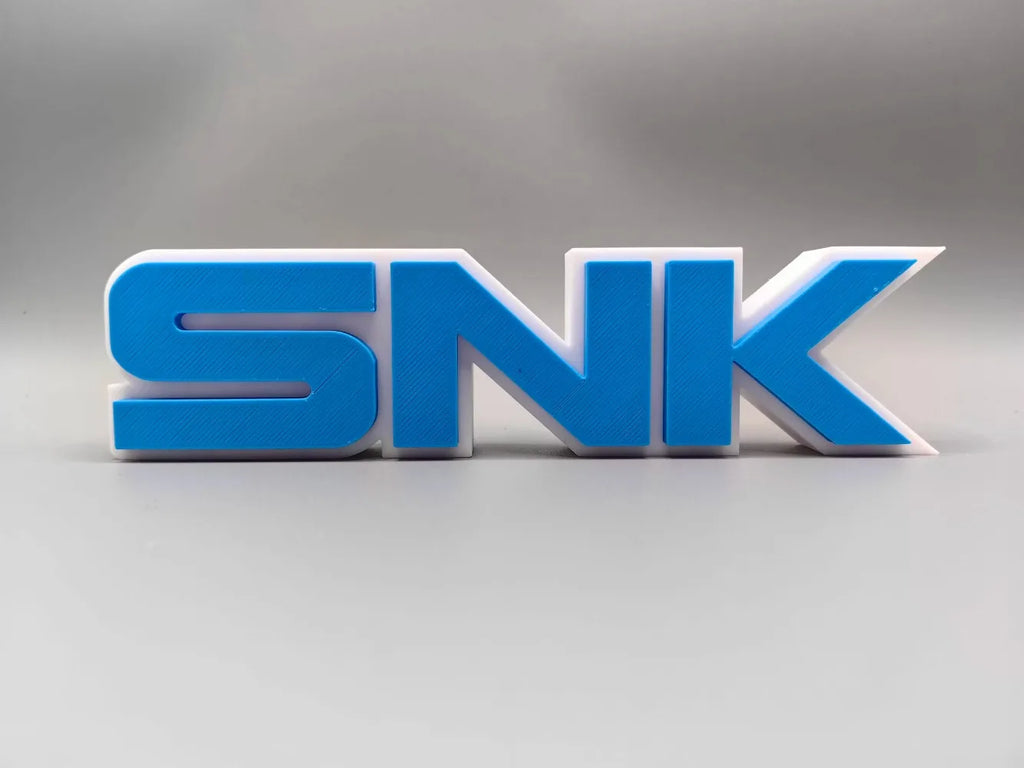 Video Game Company Title 3D Printing Logo Nameplate for Model Doll PVC Figure Collection Display Cosplay Exhibition Ornament Toy