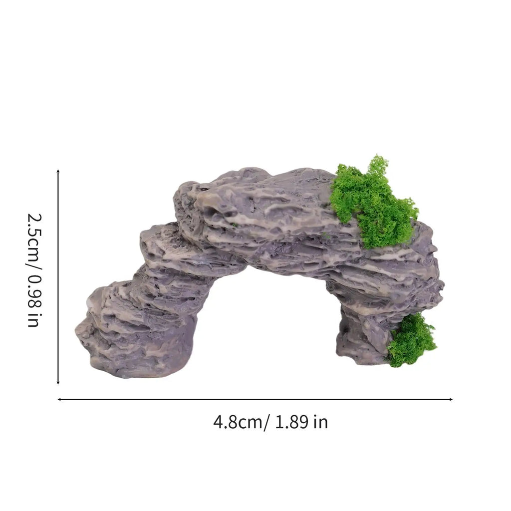 Miniature Mountain Fake Stone Resin Rockery Landscape