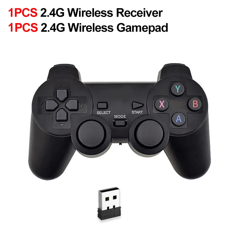 GAMINJA 2.4Ghz Wireless Gamepad No Delay Game Controller USB Joystick For PC Android TV BOX GAME BOX Classic Exterior Design