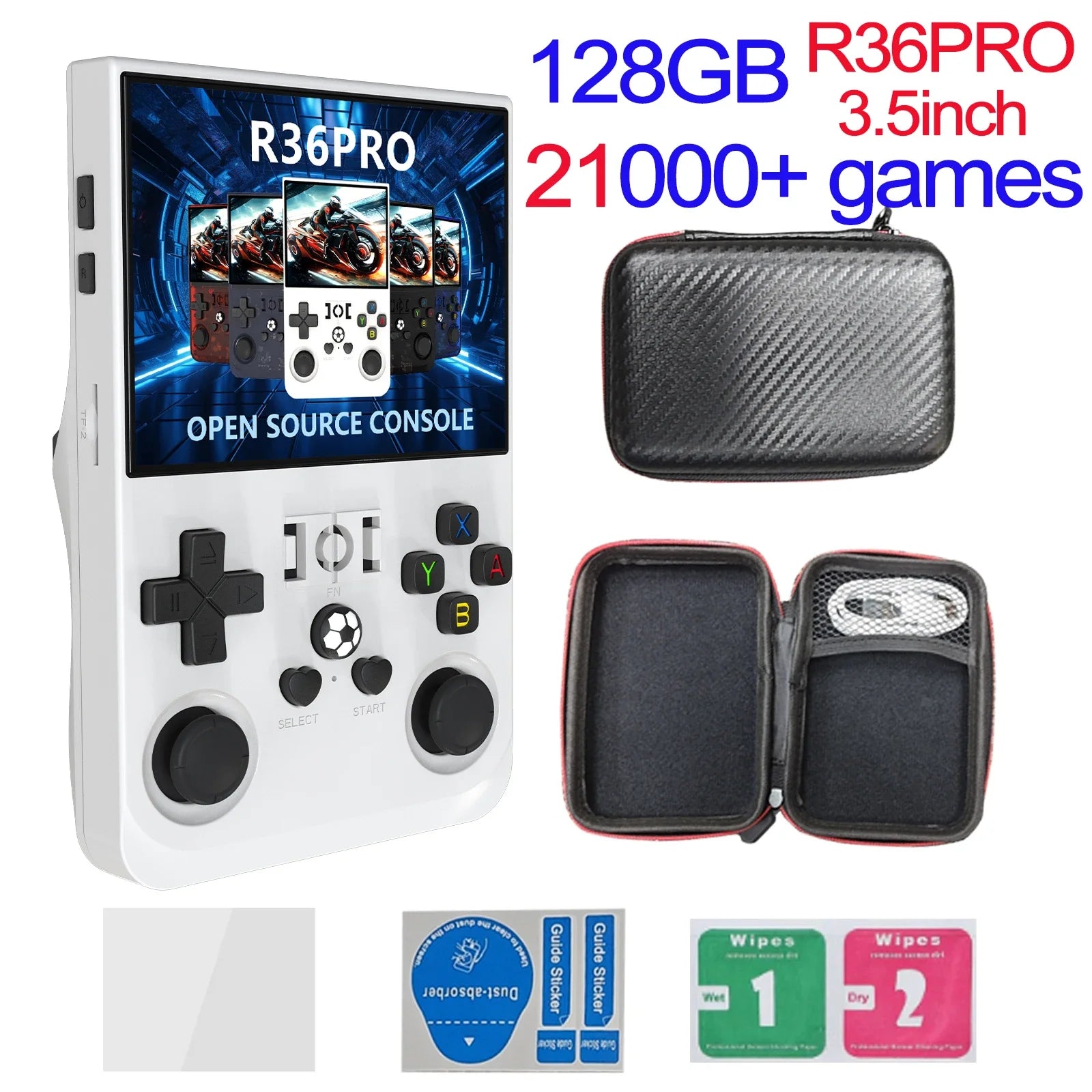 R36MAX Game Console 64GB 128GB 18000+GAMES Linux System 4.0 inch