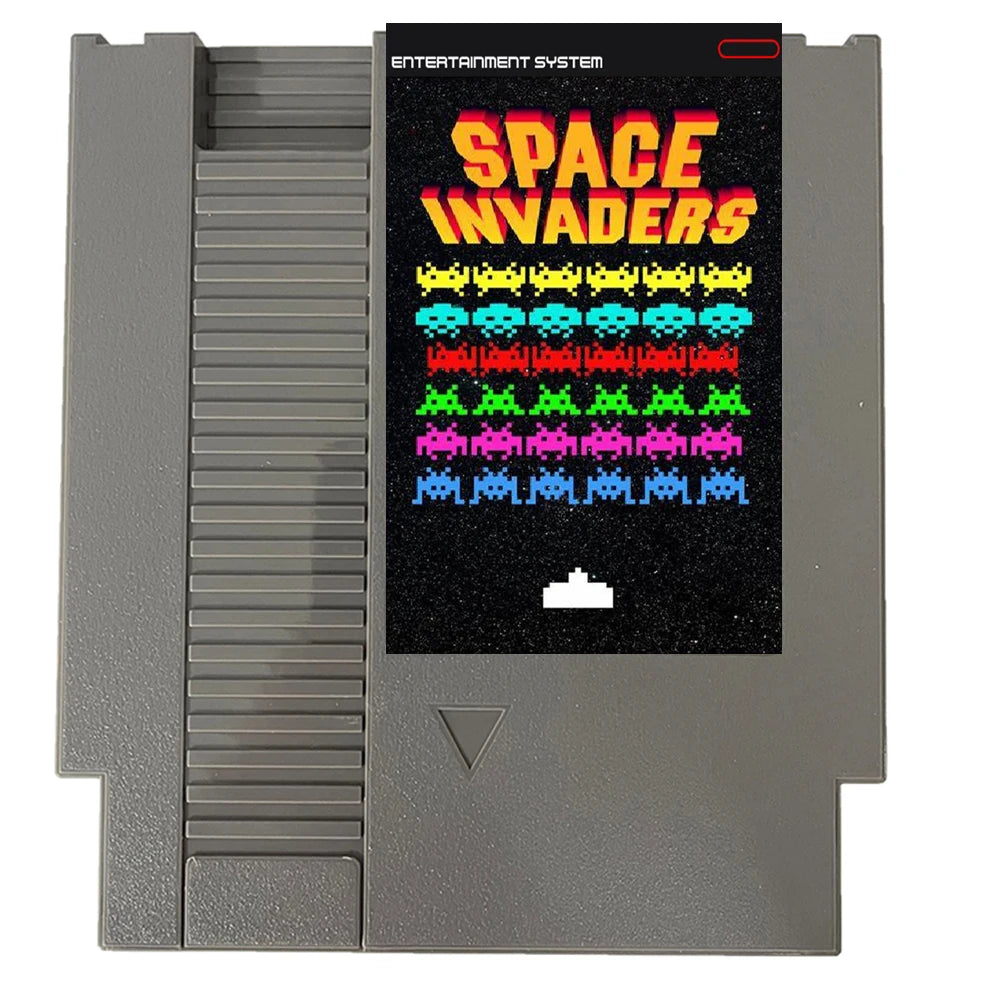 Classic Game Space Invaders For NES Super Games Multi Cart 72 Pins 8 Bit Game Cartridge,for NES Retro Game Console
