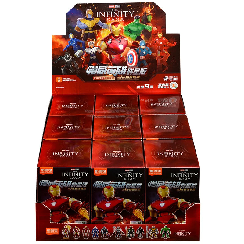 Original BLOKEES The Avengers Building Block Toys Action Figure Iron Man Captain America Thanos Assembly Model Toys Kids Gifts
