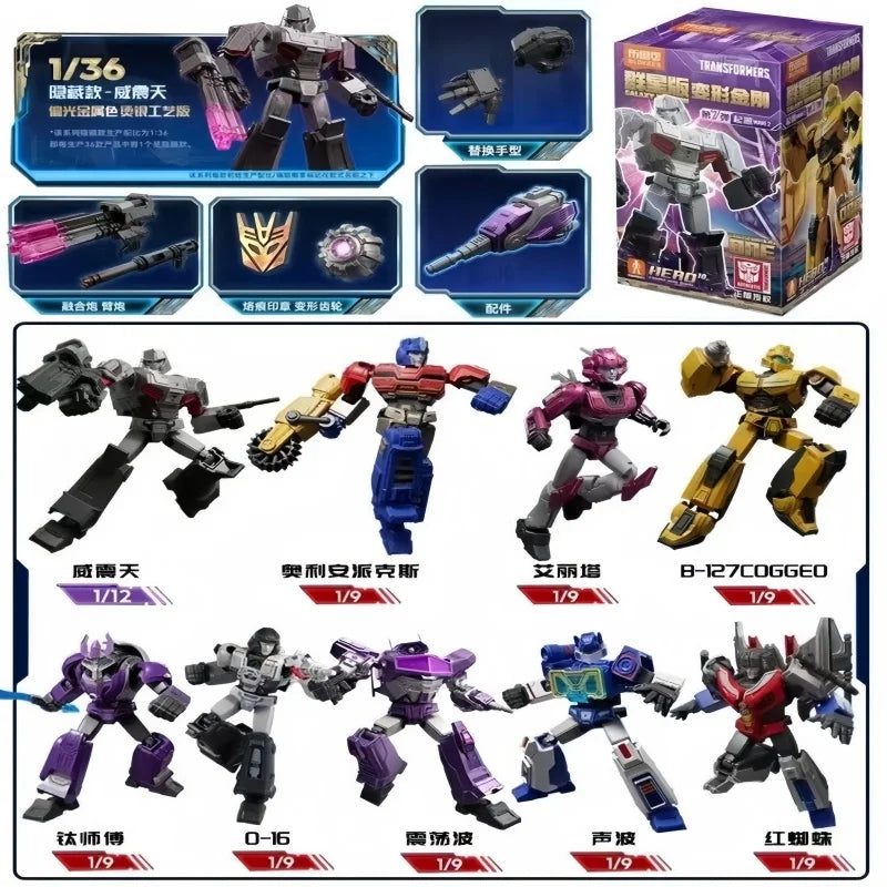 Blokees Transformers Building Block Galaxy Version Vol.8 Action Figure Optimus Prime Unicron Assembly Model Collectible Toy Gift