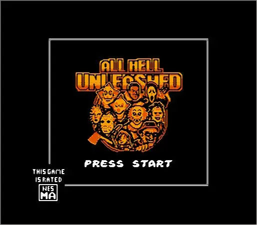 All Hell Unleashed Game Cartridge for NES/FC Consoles