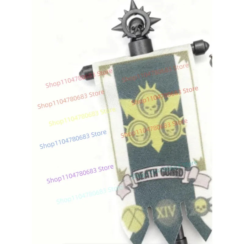 MOC Building Blocks Legion Battle Flag Accessory Mini Figure Assembly Model Display Anime Game Decor Toy Gift Collectible