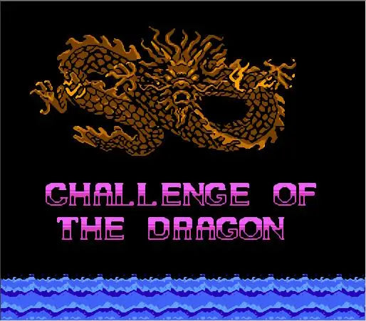 Challenge of the Dragon (Sachen) Game Cartridge for NES/FC Console