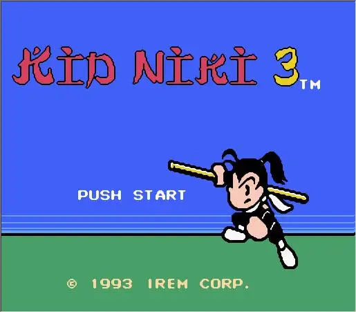 Kid Niki 3 English Game Cartridge for NES/FC Console
